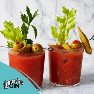 Bloody Mary Cocktail Recipe with LemonTop Gin