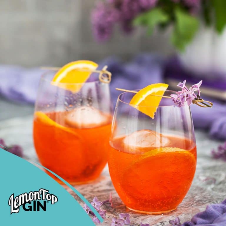 Aperol Spritz Cocktail with LemonTop Gin