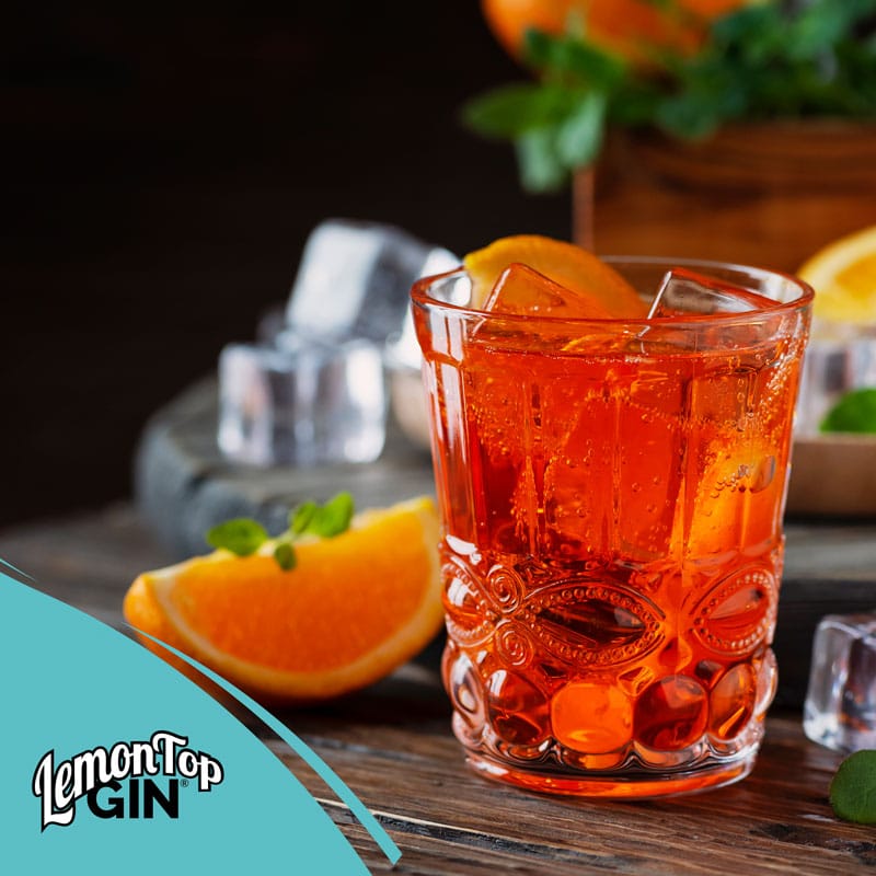 Classic Gin and Tonic with Aperol